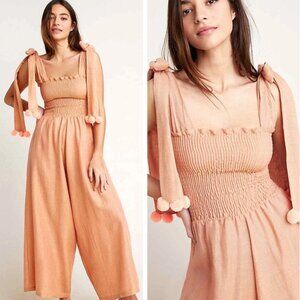 NWT Sundress Pippa Jumpsuit Terracotta Flamingo